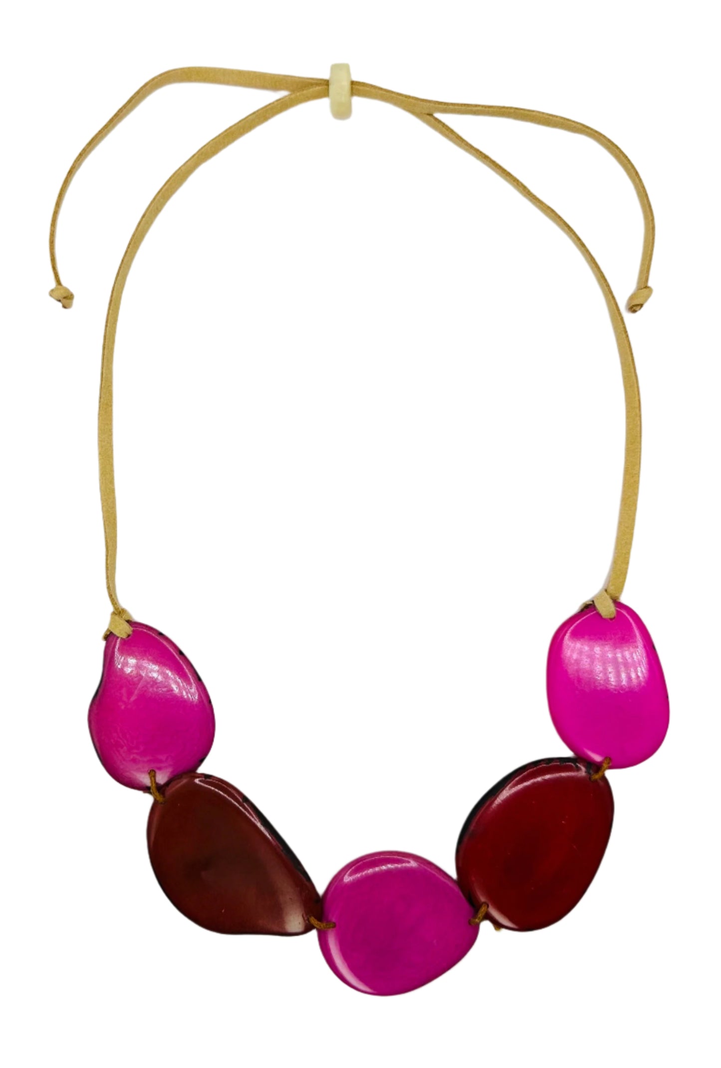 Villela Tagua Nut Necklace | Necklace for Women | Eco-Friendly Handmade Jewelry | Sustainable Necklace | Natural Vegetable Ivory Gift