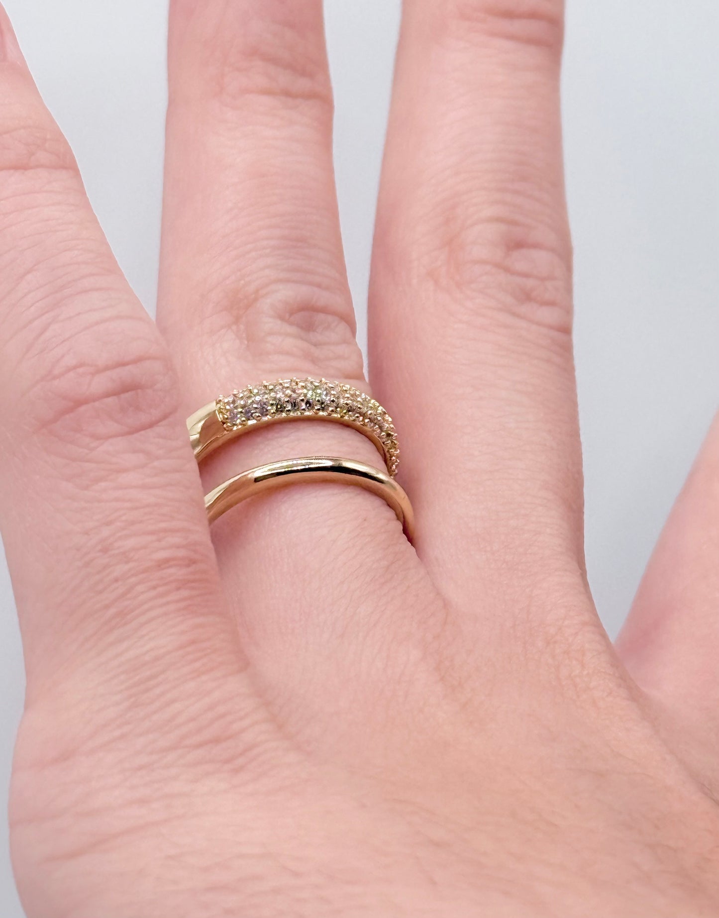 Ring gold-plated l Open Ring