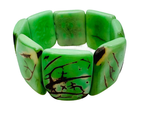 Villela Tagua Nut Bracelet | Bracelet for Women | Eco-Friendly Handmade Jewelry | Sustainable Bracelet | Natural Vegetable Ivory Gift