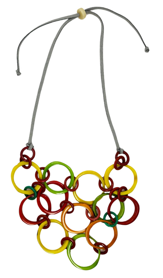 Villela Tagua Nut Necklace | Necklace for Women | Eco-Friendly Handmade Jewelry | Sustainable Necklace | Natural Vegetable Ivory Gift