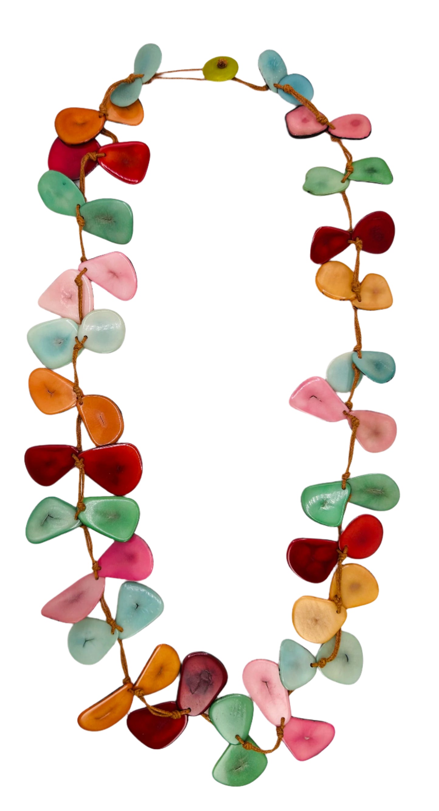 Villela Tagua Nut Necklace | Necklace for Women | Eco-Friendly Handmade Jewelry | Sustainable Necklace | Natural Vegetable Ivory Gift